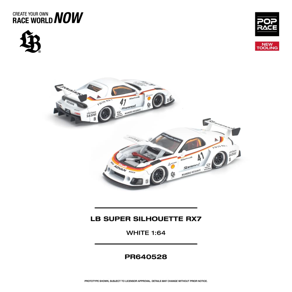 Mazda RX-7 MK3 FD3S Lb-Silhouette Works White #41
