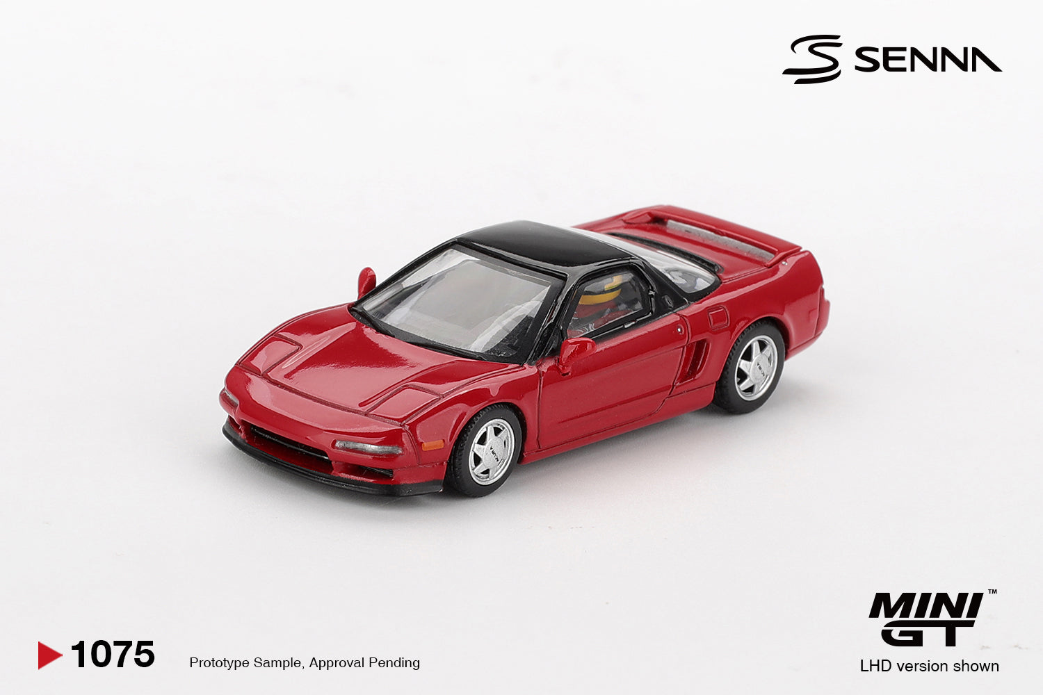 Honda NS-X Prototype Midship Sports with Figure 1989 Ayrton Senna