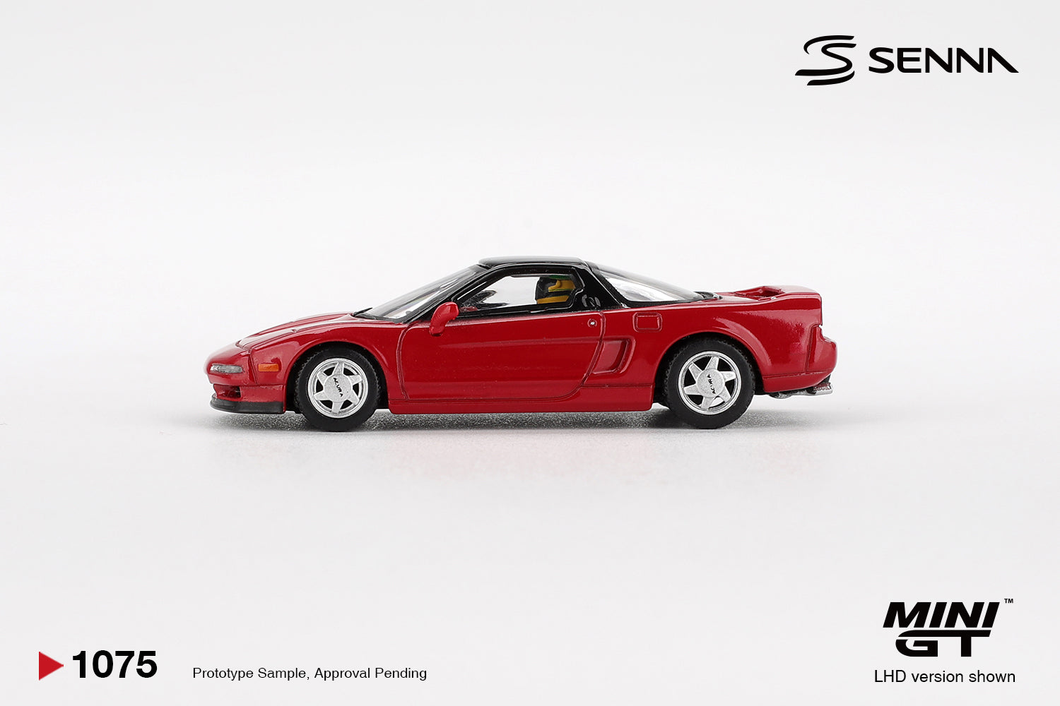 Honda NS-X Prototype Midship Sports with Figure 1989 Ayrton Senna