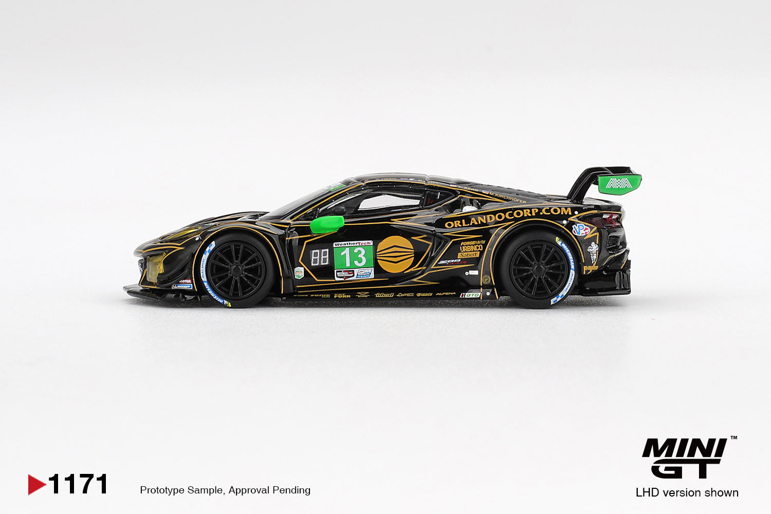 Chevrolet Corvette Z06 GT3.R #13 AWA 2025 IMSA Daytona 24 Hrs