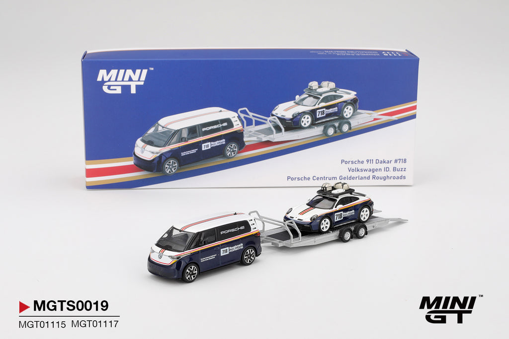 Posche 911 Dakar #718 & Volkswagen ID. Buzz Porsche Centrum Gelderland Roughroads Set