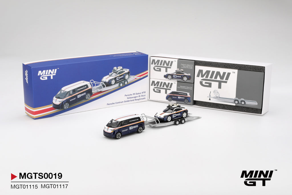 Posche 911 Dakar #718 & Volkswagen ID. Buzz Porsche Centrum Gelderland Roughroads Set