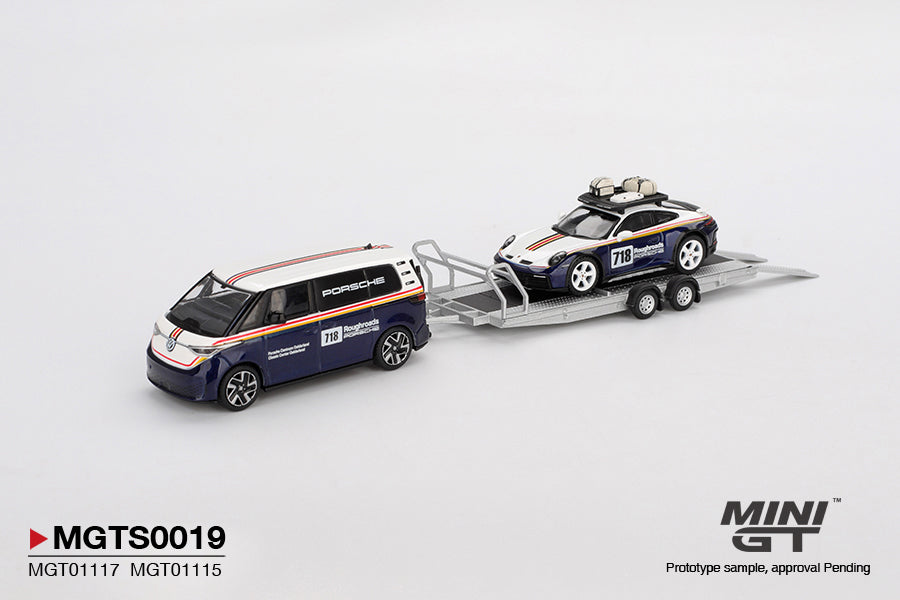 Posche 911 Dakar #718 & Volkswagen ID. Buzz Porsche Centrum Gelderland Roughroads Set