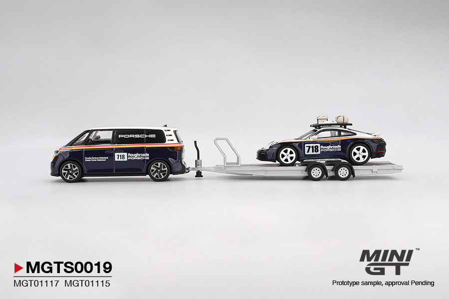 Posche 911 Dakar #718 & Volkswagen ID. Buzz Porsche Centrum Gelderland Roughroads Set