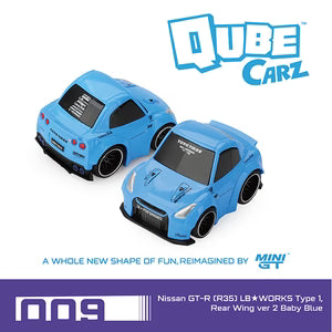 Nissan GT-R (R35) LB WORKS Type 1 Rear Wing ver 2 Baby Blue