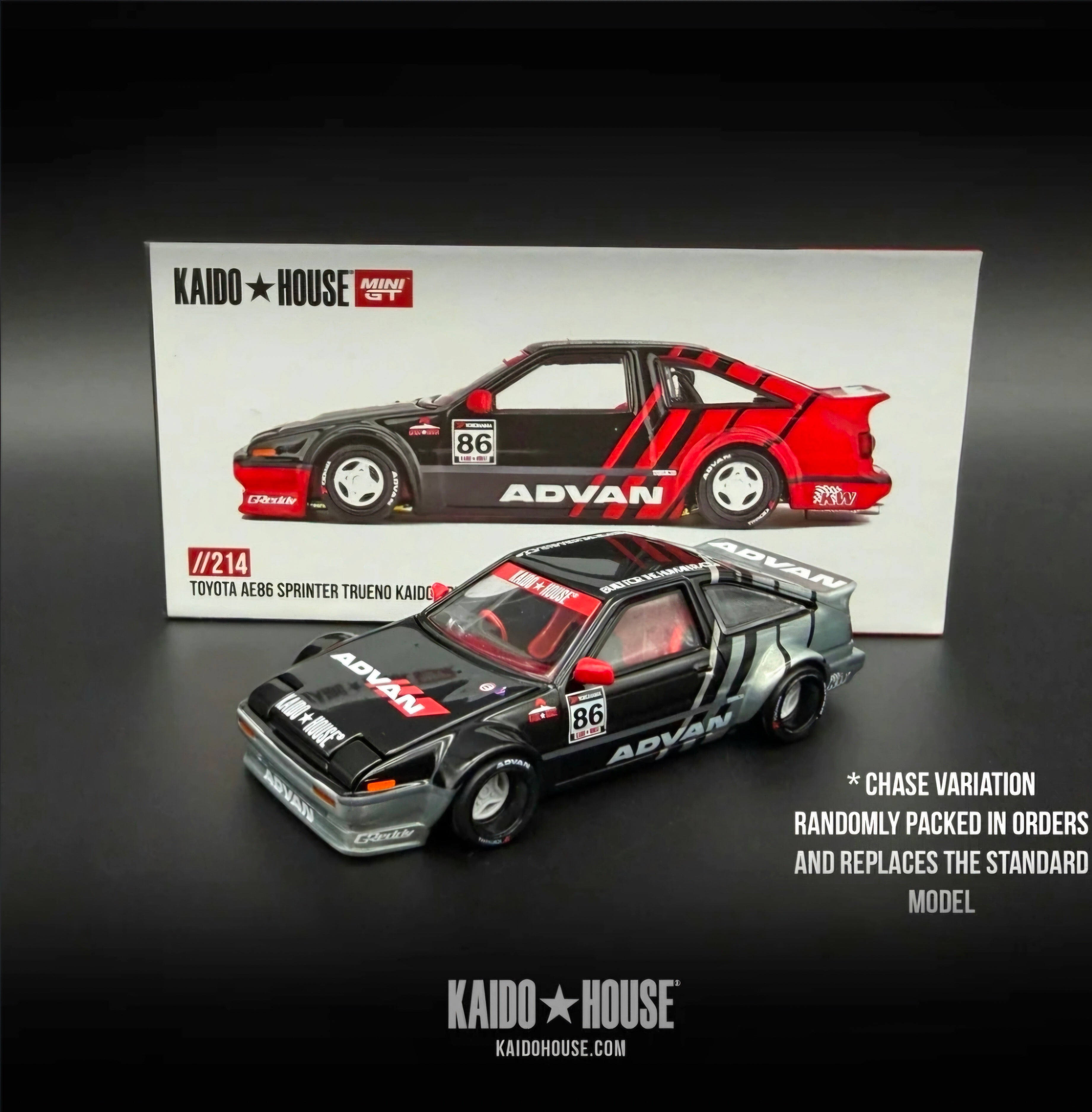 Toyota AE86 Sprinter Trueno Kaido ADVAN