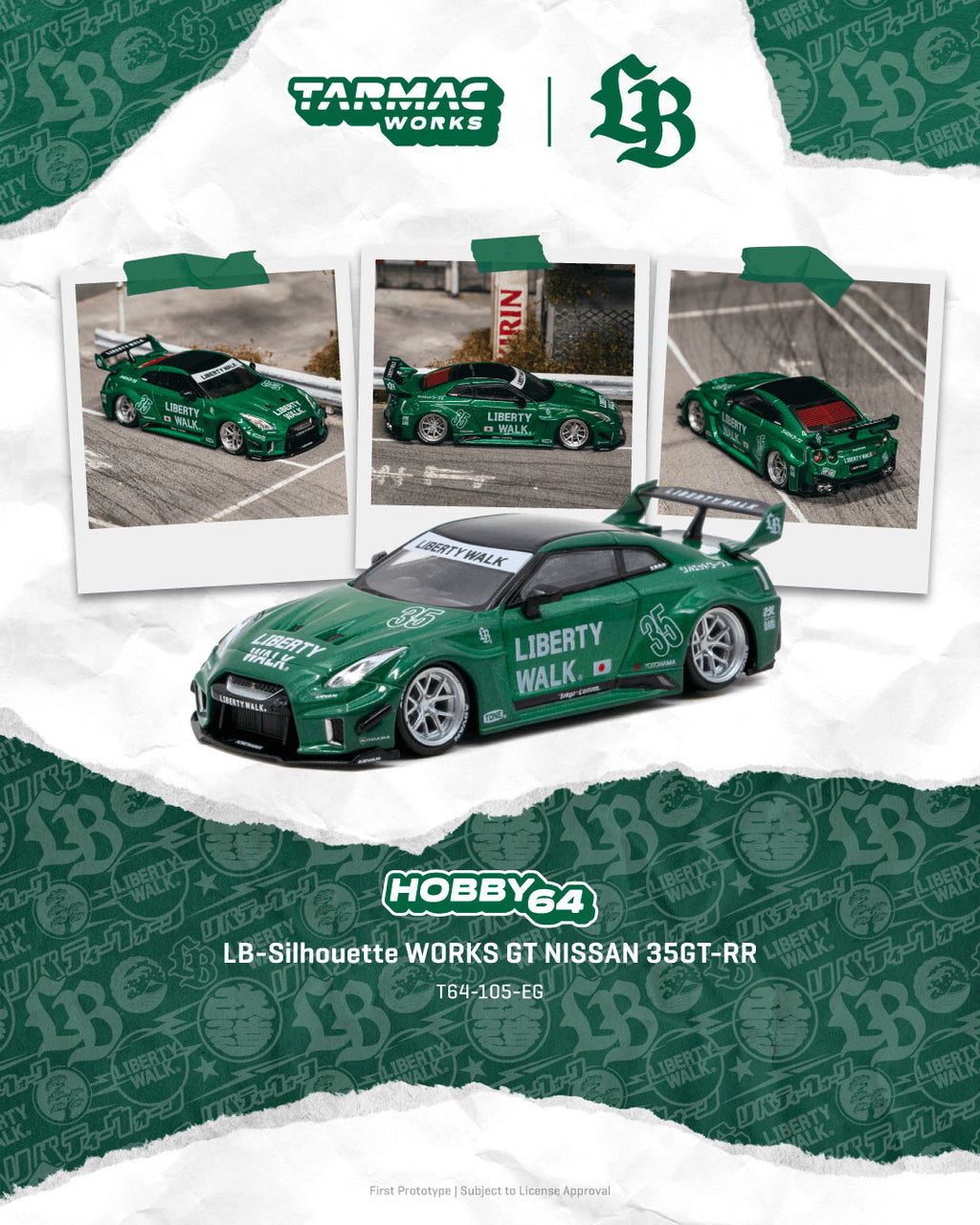 LB-Silhouette WORKS GT NISSAN 35GT-RR Emerald Green