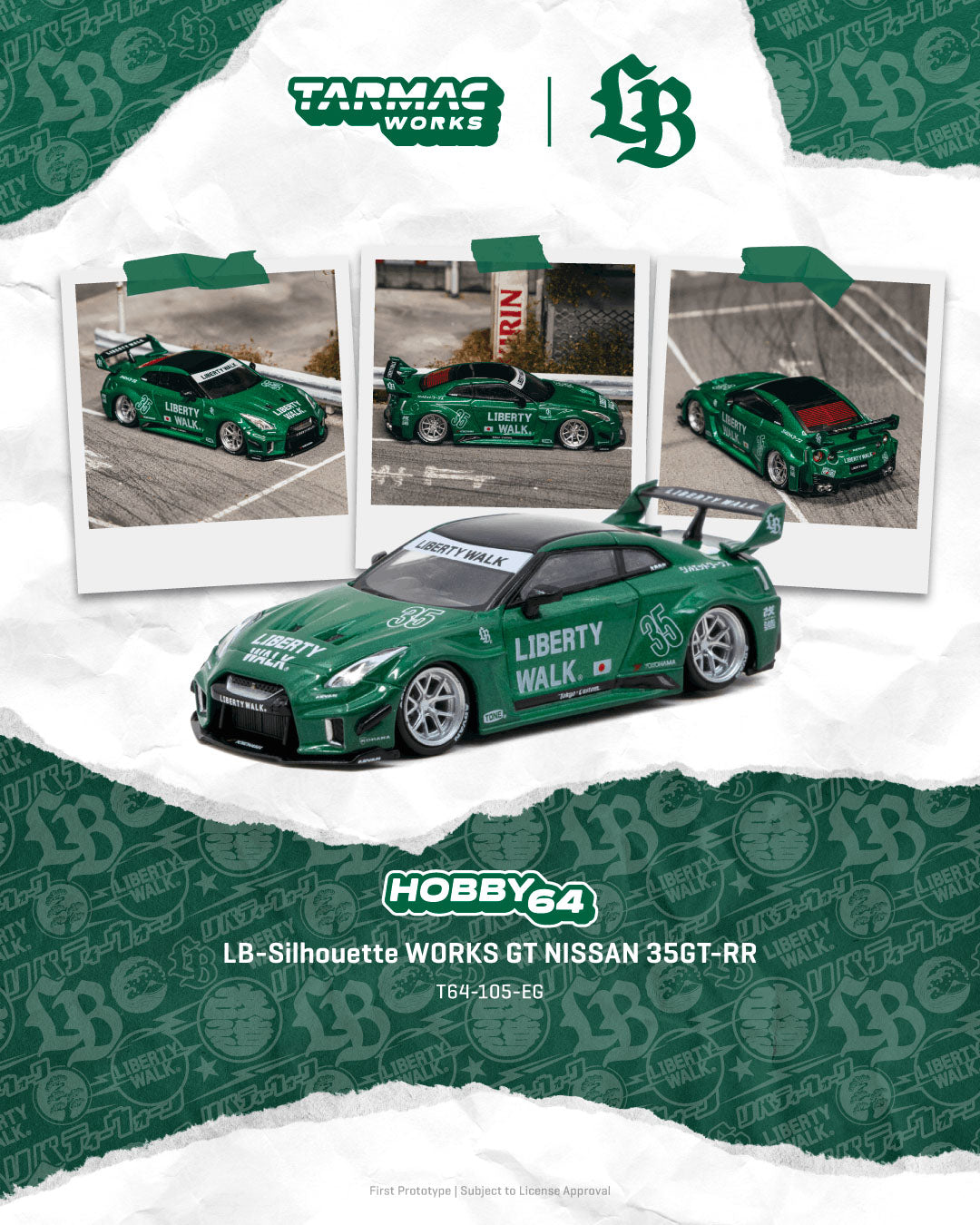 LB-Silhouette WORKS GT NISSAN 35GT-RR Emerald Green