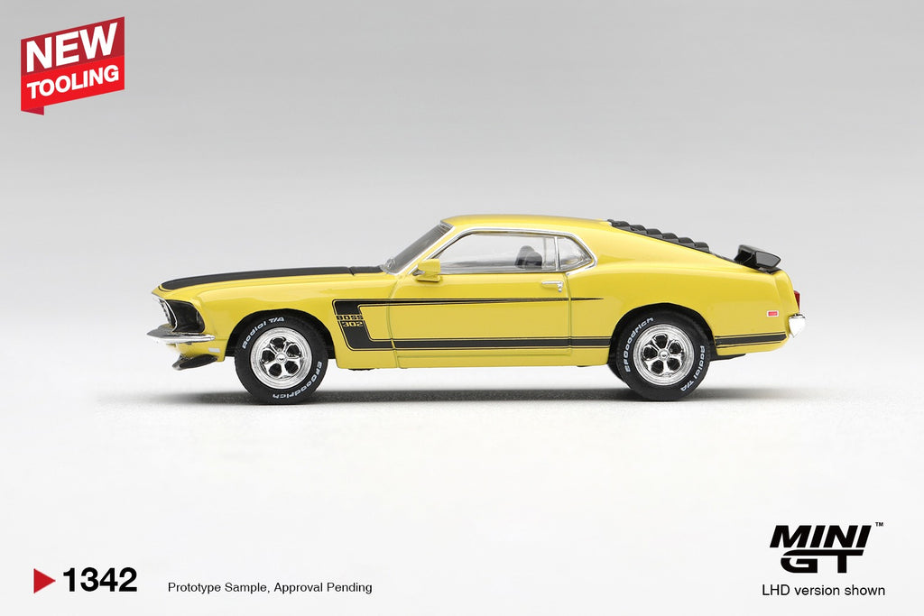 Ford Mustang Boss 302 1969 Bright Yellow
