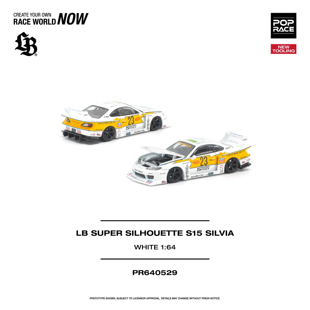 Nissan S15 Silvia LB Super Silhouette White