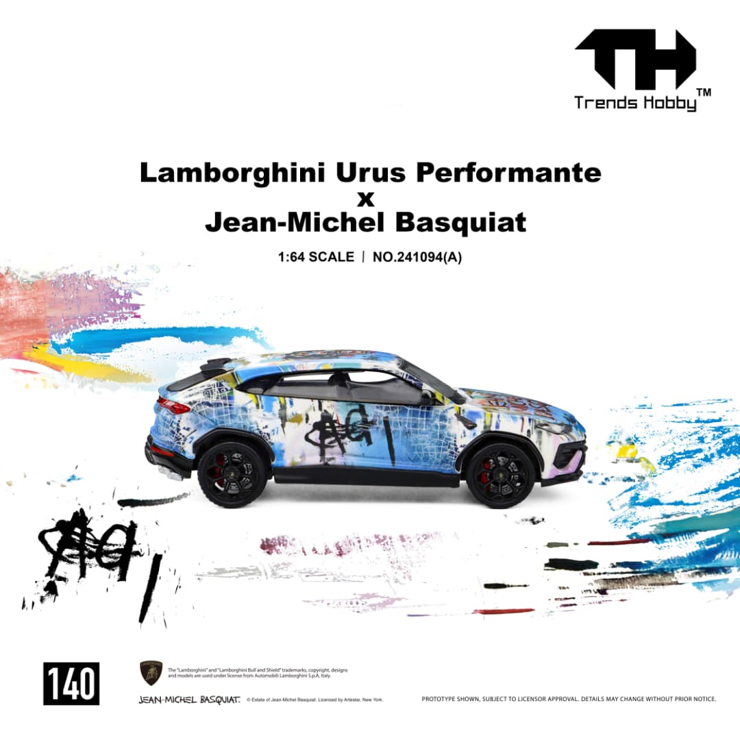 Lamborghini Urus Peformante x Jean-Michel Basquiat White