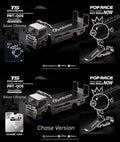 Mitsubishi Fuso 300 Flatbed Transporter Pandem Rocket Bunny Chrome Silver