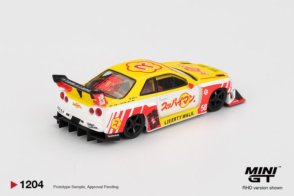 Nissan LB-ER34 Super Silhouette SKYLINE Suppaiman Okinawa