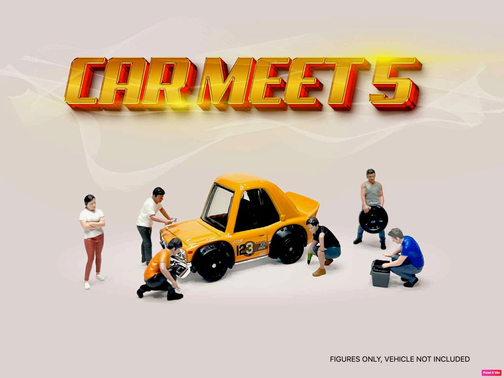 1/64 Figure Set: Car Meet 5
