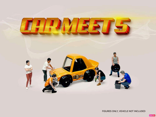 1/64 Figure Set: Car Meet 5