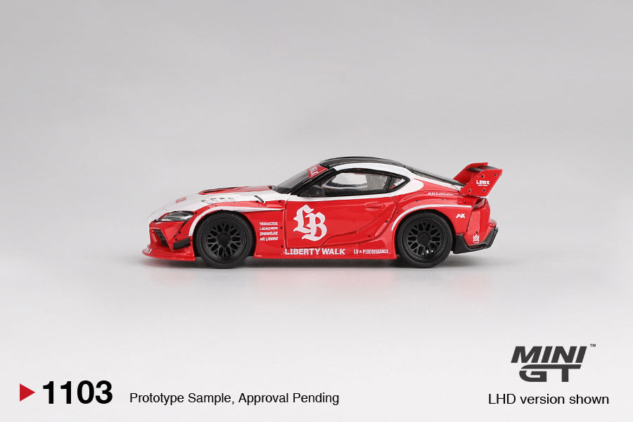 LB WORKS Toyota GR Supra Red White