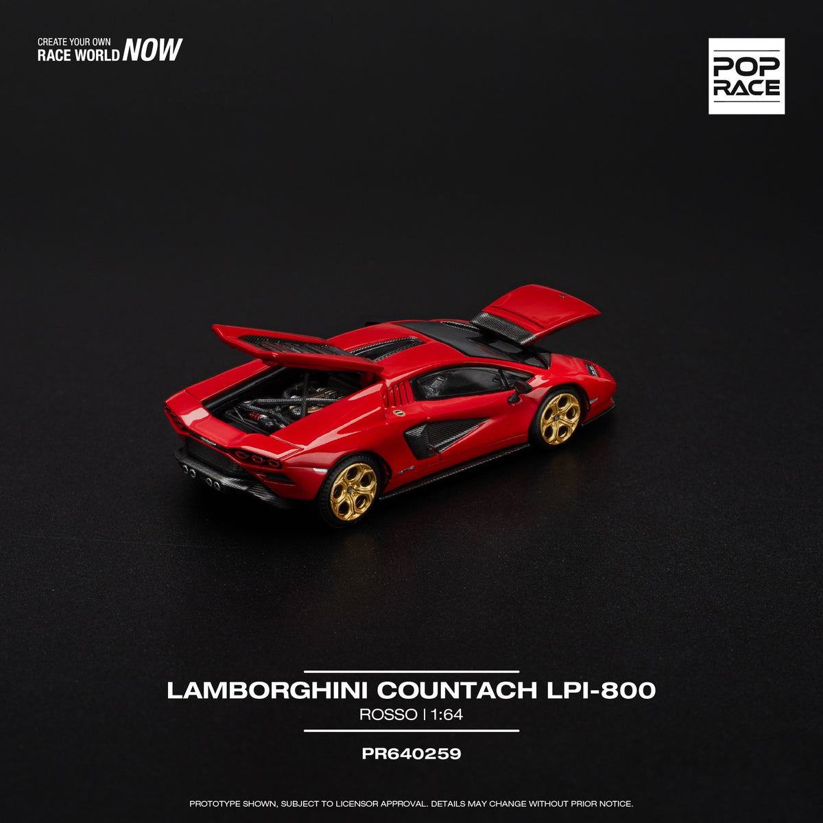 Lamborghini LPI 800-4 Rosso Countach
