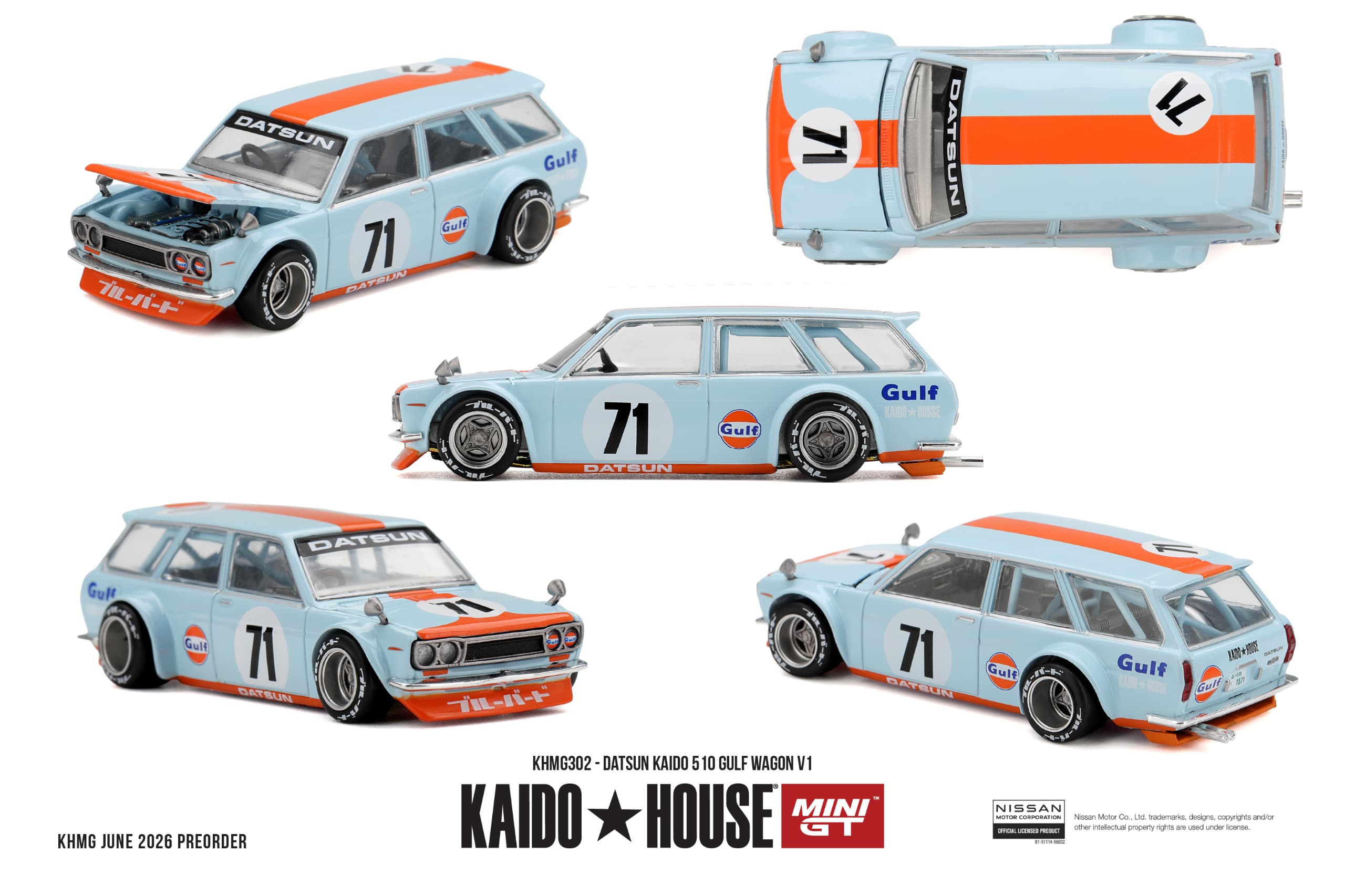 Datsun KADIO 510 GULF Wagon V1