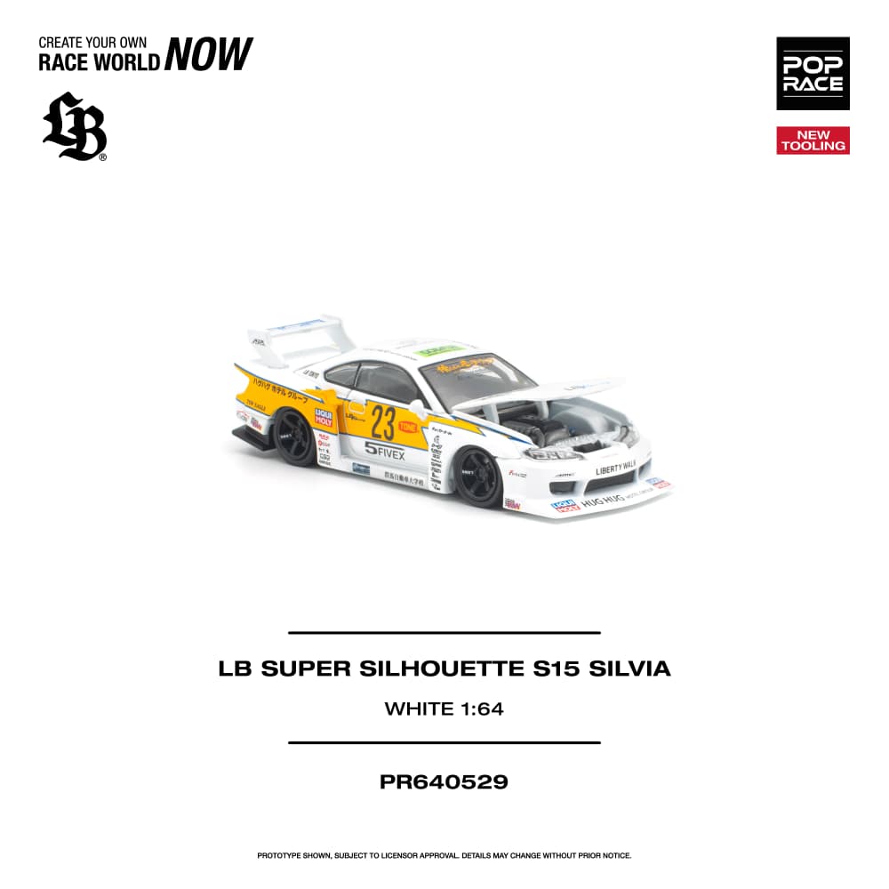 Nissan S15 Silvia LB Super Silhouette White