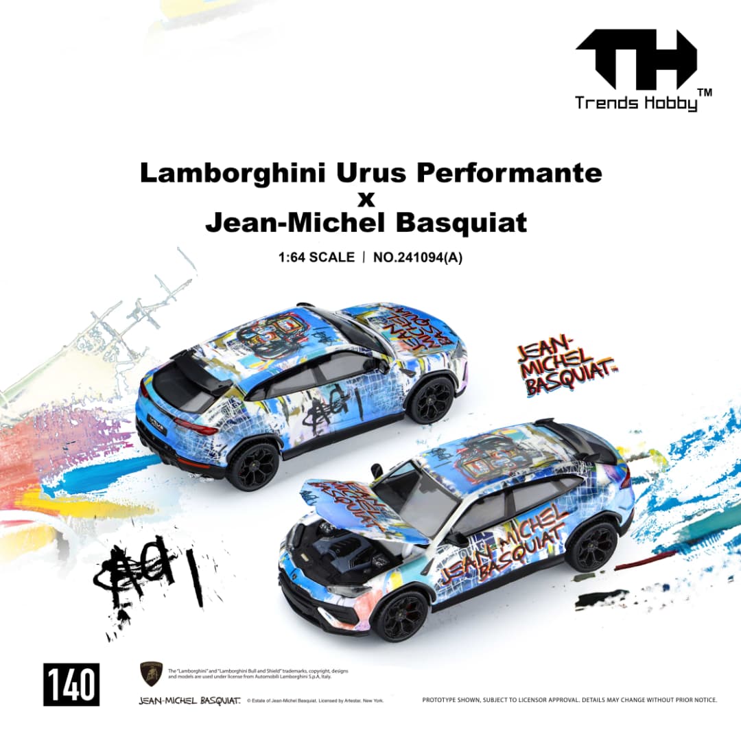 Lamborghini Urus Peformante x Jean-Michel Basquiat White