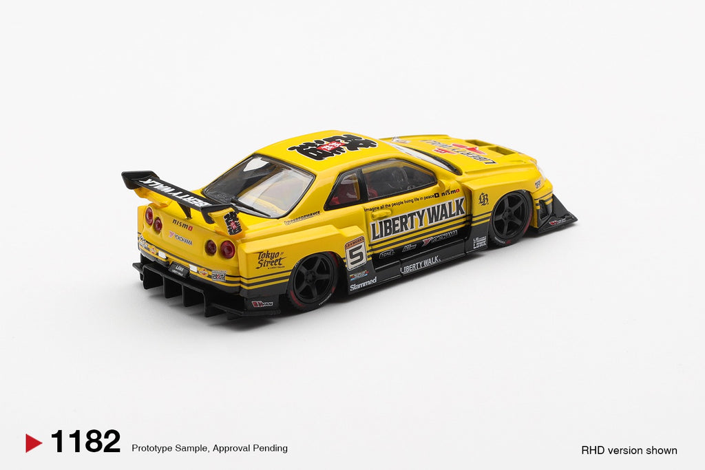 Nissan LB-ER34 Super Silhouette SKyLINE Sport Yellow