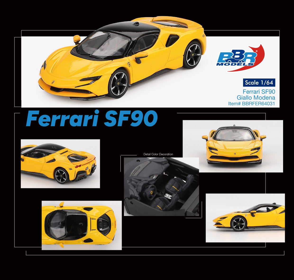 Ferrari SF90 Giallo Modena