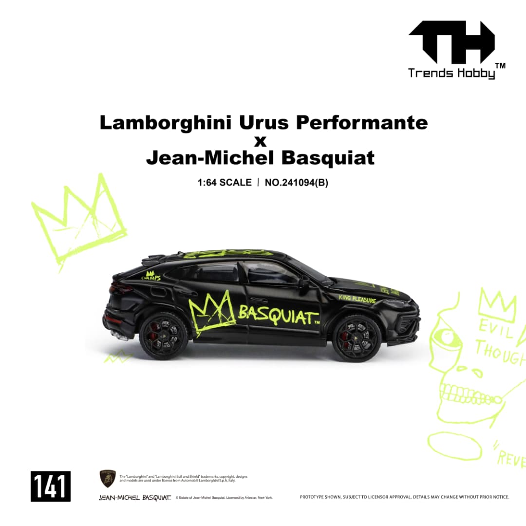 Lamborghini Urus Peformante x Jean-Michel Basquiat Black