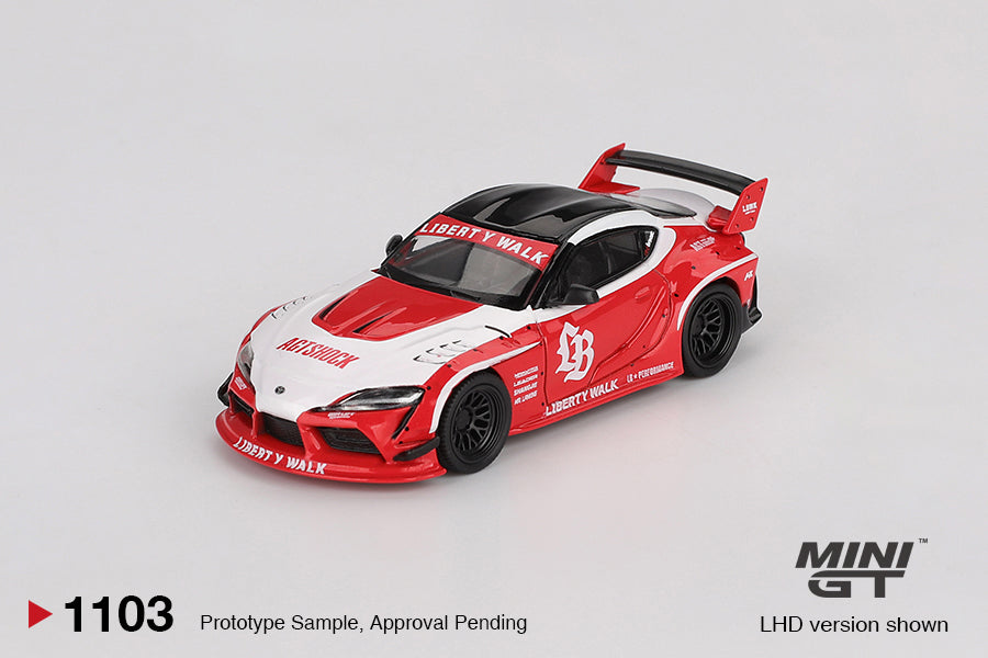 LB WORKS Toyota GR Supra Red White