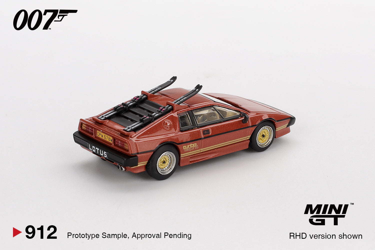 Lotus Esprit Turbo Copper Fire Metallic "For Your Eyes Only"