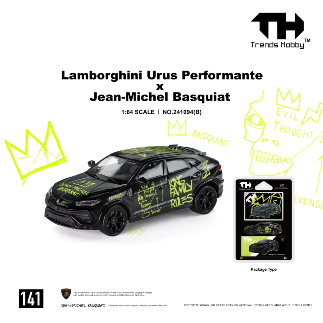Lamborghini Urus Peformante x Jean-Michel Basquiat Black