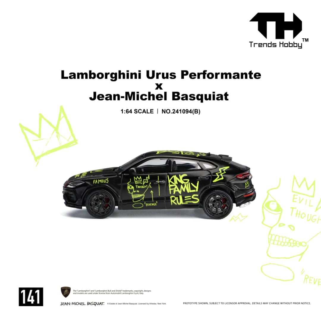 Lamborghini Urus Peformante x Jean-Michel Basquiat Black