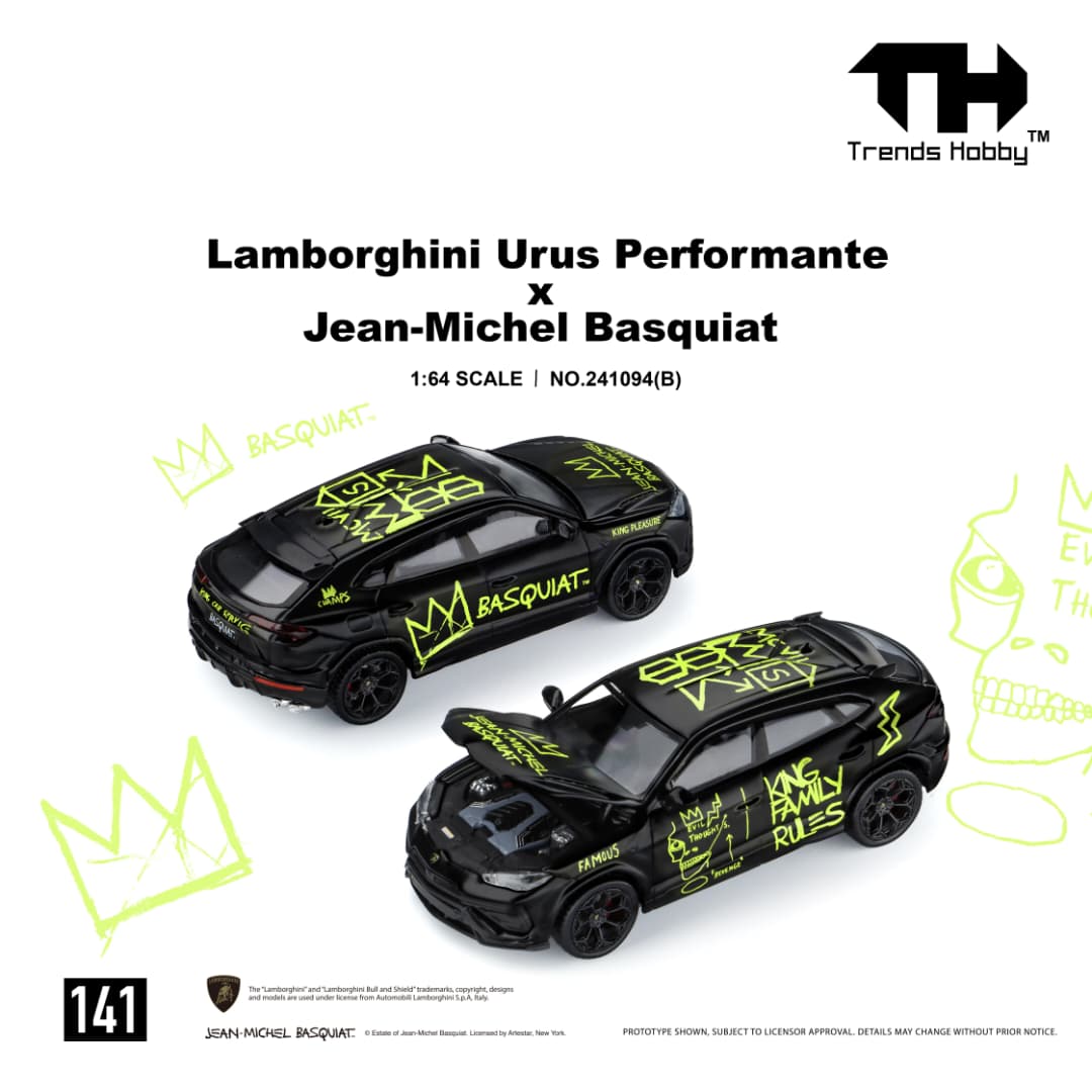 Lamborghini Urus Peformante x Jean-Michel Basquiat Black
