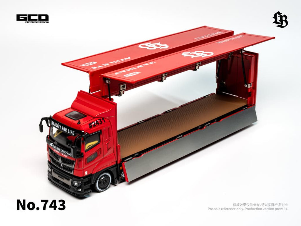 LB-Trucks Mitsubishi Fuso Super Great Super Silhouette Red Black