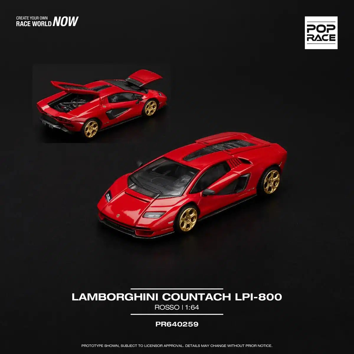 Lamborghini LPI 800-4 Rosso Countach