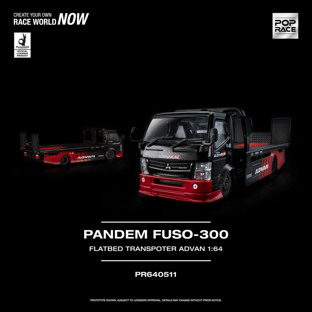 Mitsubishi Fuso 300 Flatbed Transporter PANDEM Rocket Bunny Customized ADVAN