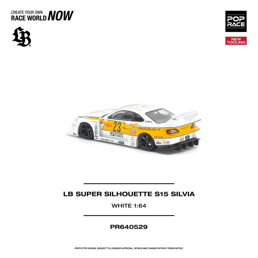 Nissan S15 Silvia LB Super Silhouette White