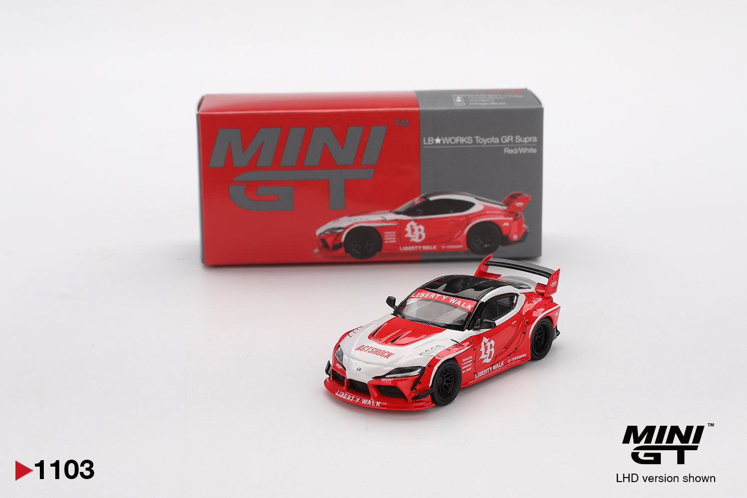 LB WORKS Toyota GR Supra Red White