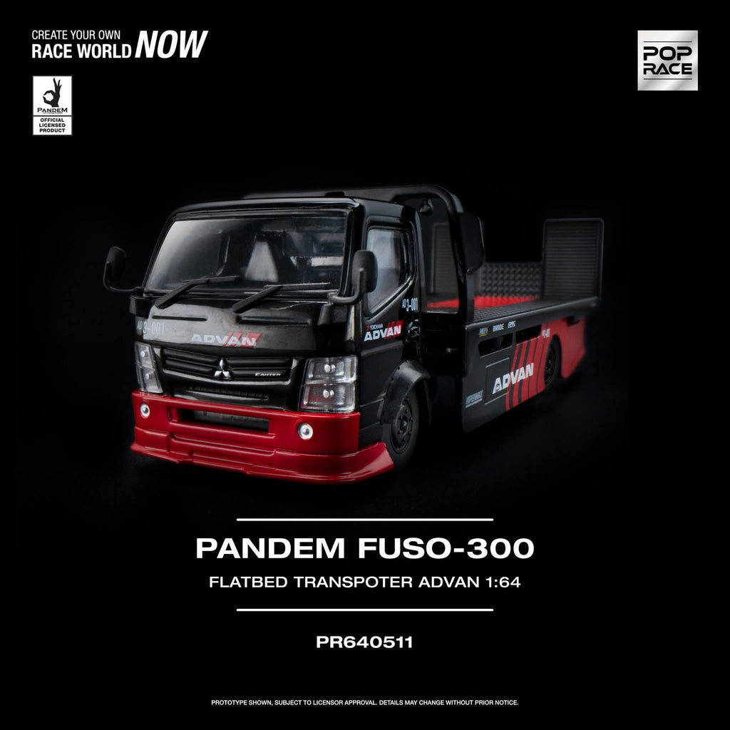 Mitsubishi Fuso 300 Flatbed Transporter PANDEM Rocket Bunny Customized ADVAN