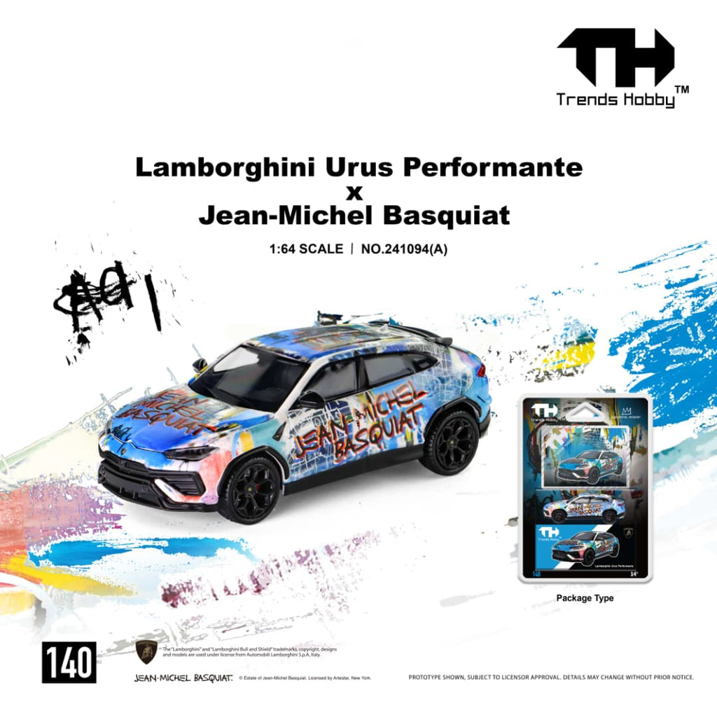 Lamborghini Urus Peformante x Jean-Michel Basquiat White