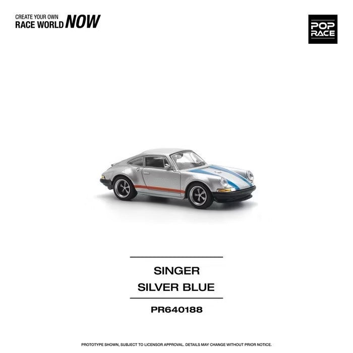 Singer Silver Blue